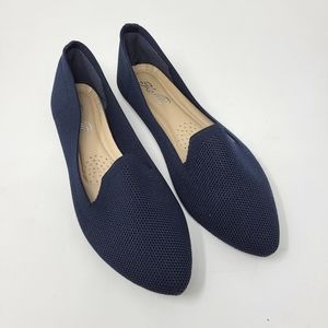 Katliu Women's Flats Knit Comfort Pointed Toe Ballet Flats‎ Shoes Casual Slip On